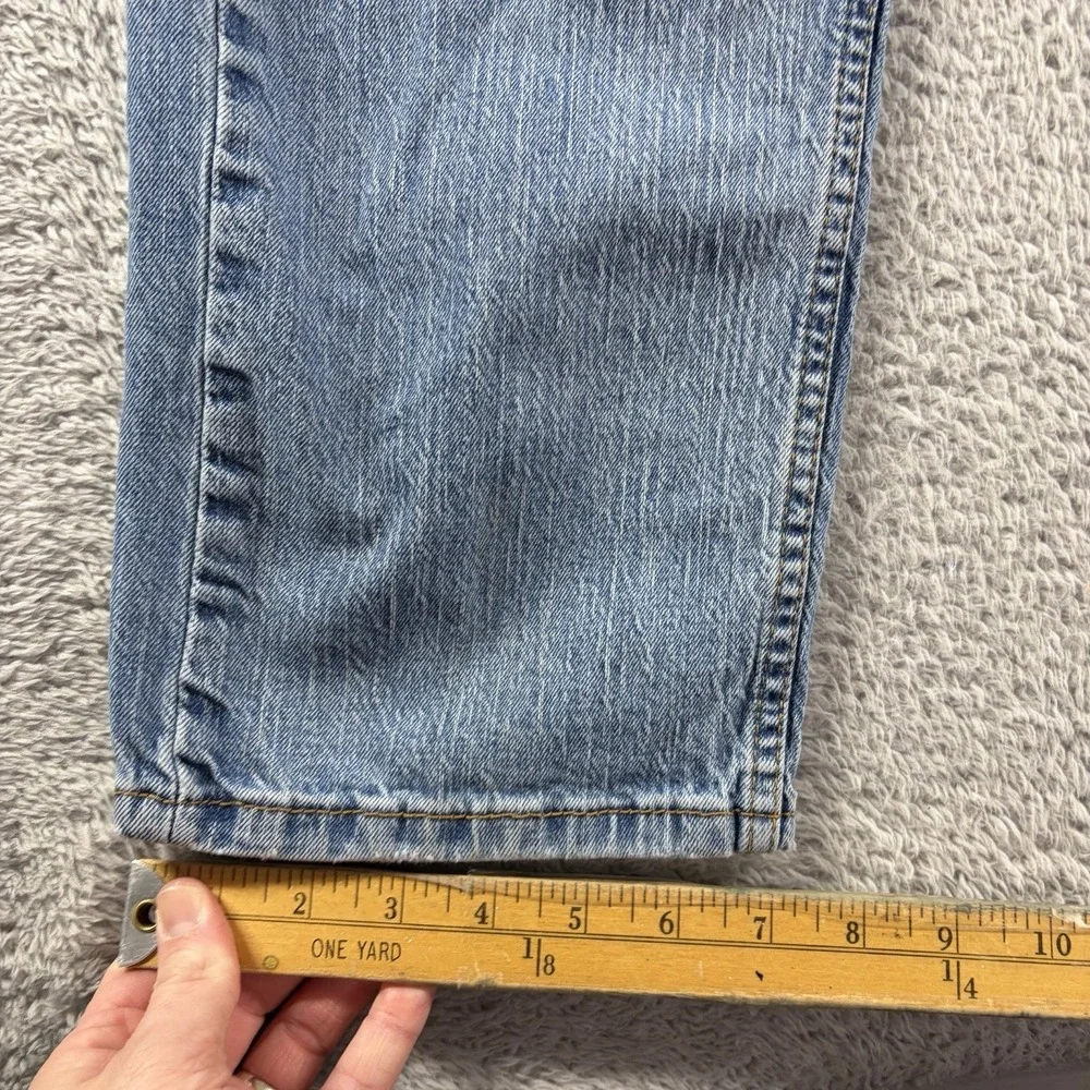 VINTAGE Levi 505 Jeans Mens 32x34 (Fits 30x30) Straight Leg Light Wash Stretch